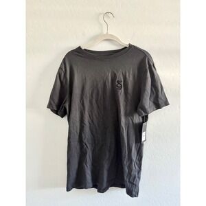 Spiritual Gangster Embroidered Logo T Shirt Men's Casual Short Sleeve Top‎